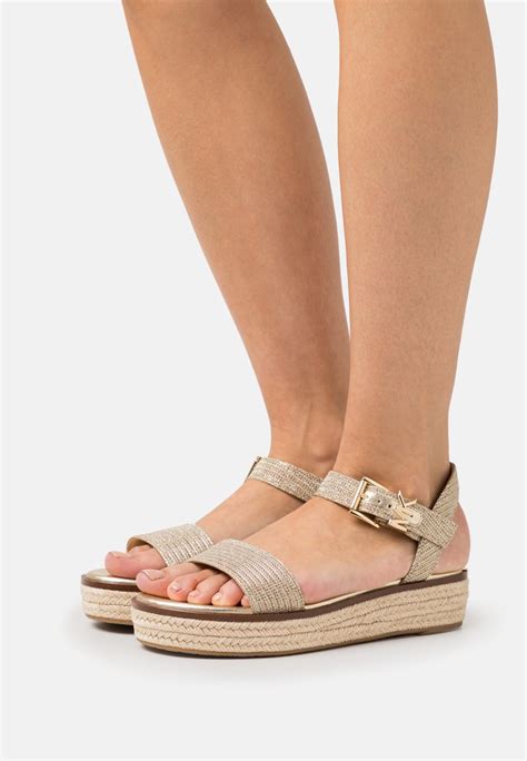 michael kors shoes espadrilles|michael kors gold flat sandals.